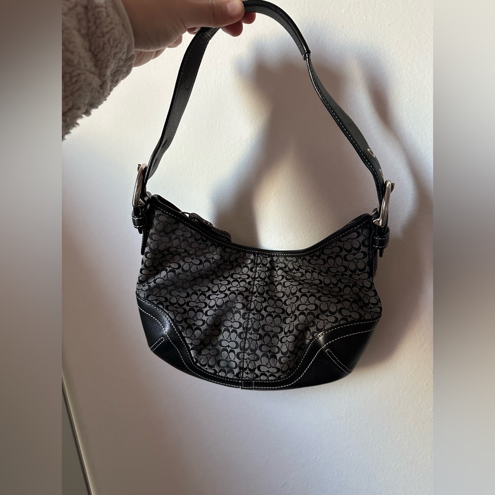 vintage coach mini black soho